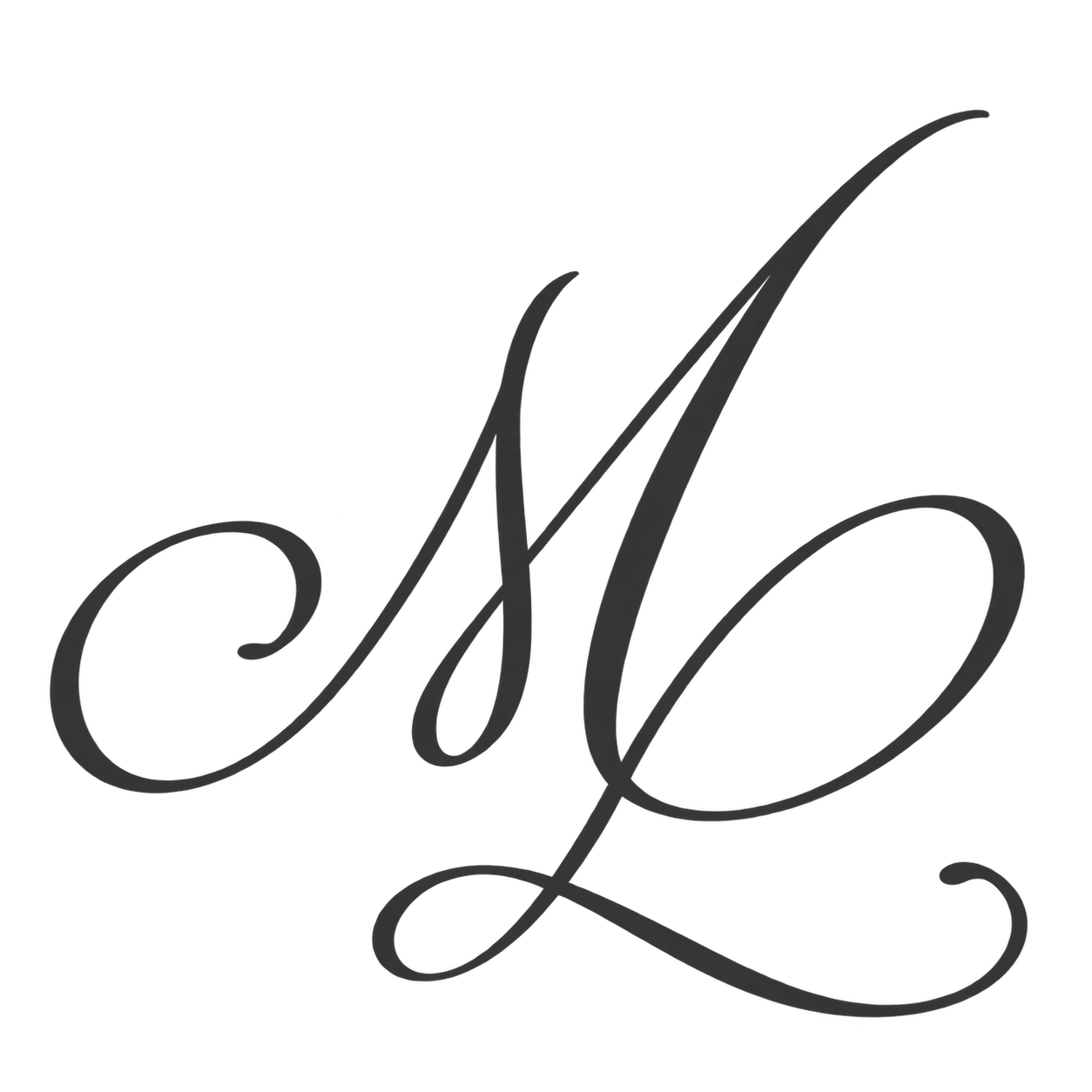 Maria and Luis monogram